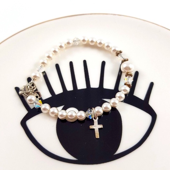 🌈 Beautiful baby pearl bracelet - Picture 2 of 6